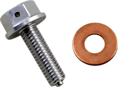 MOOSE OFFROAD HARD-PARTS - DRAIN PLUG MAGNETIC SLVR - 09200190