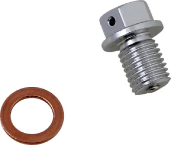 MOOSE OFFROAD HARD-PARTS - DRAIN PLUG MAGNETIC SLVR - 09200196