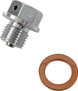 MOOSE OFFROAD HARD-PARTS - DRAIN PLUG MAGNETIC SLVR - 09200195