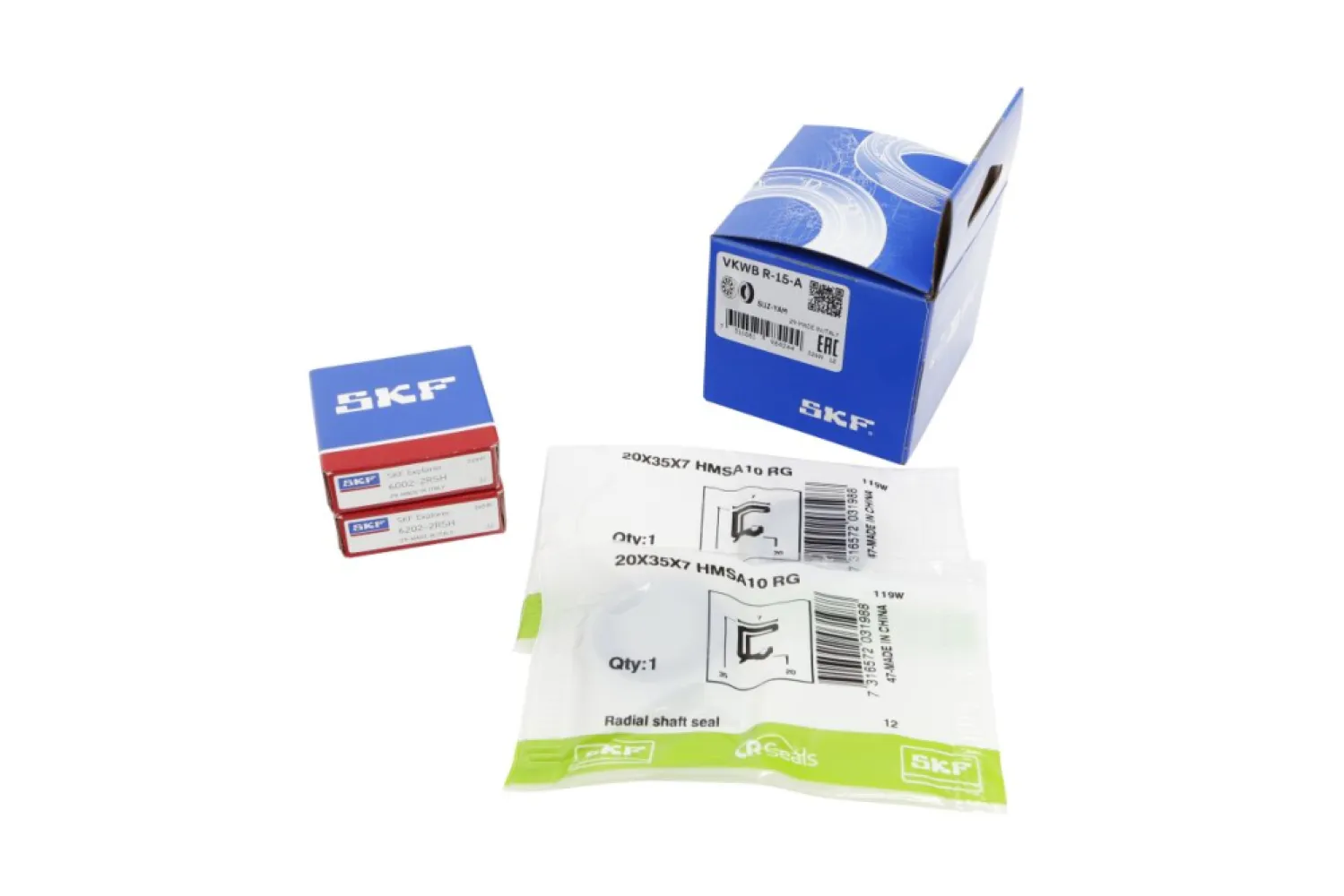 SKF - WHEEL BRG KT OE +SEALS RR - 02220708