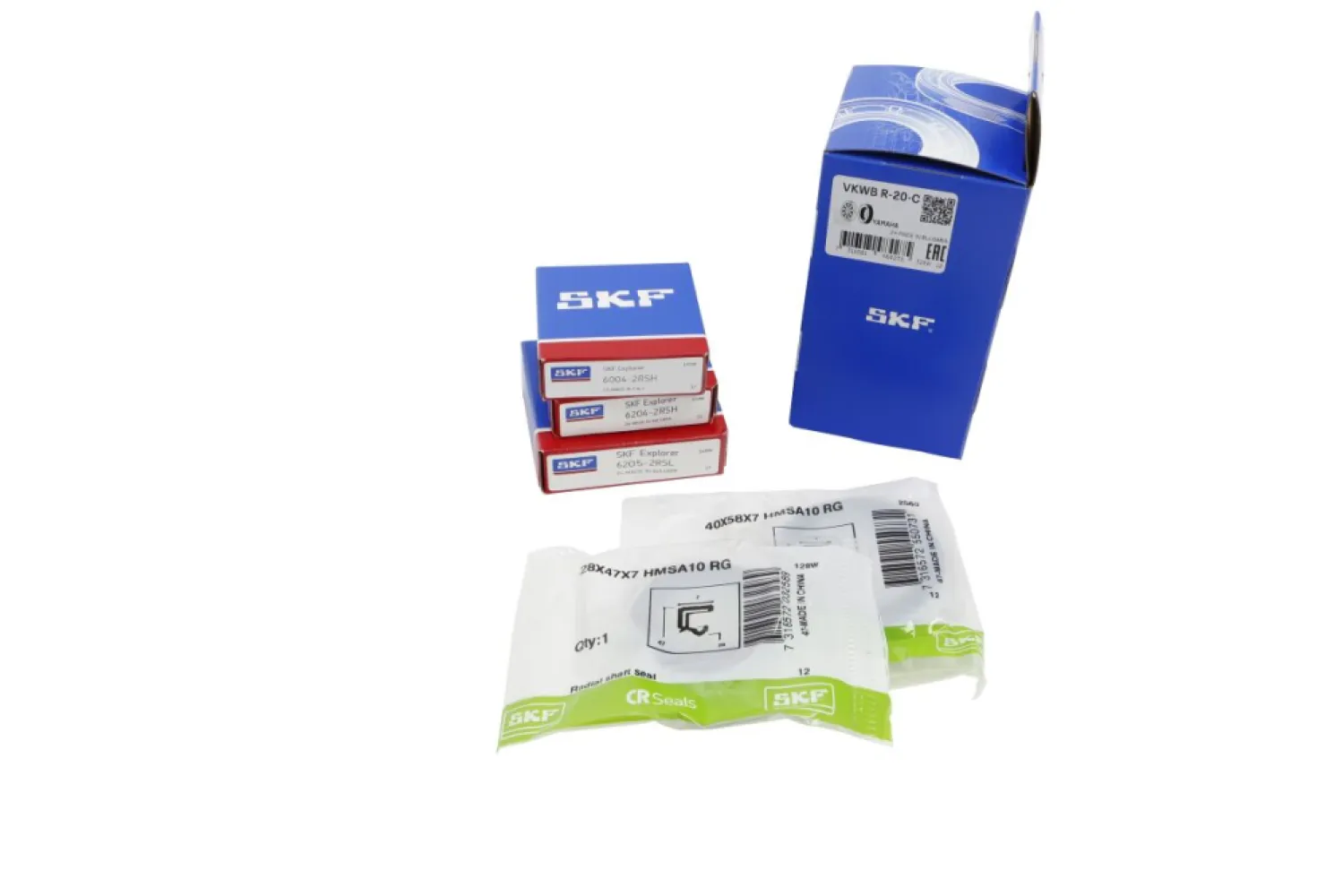 SKF - WHEEL BRG KT OE +SEALS RR - 02220711