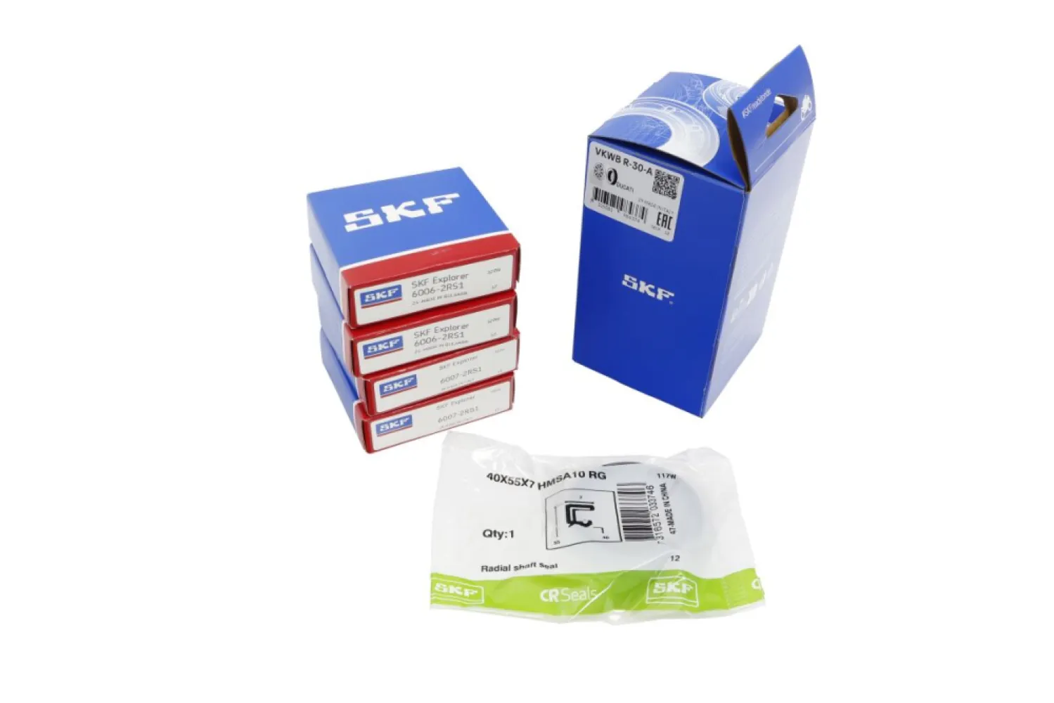 SKF - WHEEL BRG KT OE +SEALS RR - 02220720