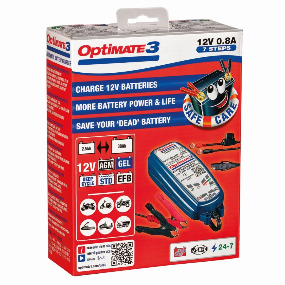 TECMATE - CHARGER OPTIMATE 3 - 38070253