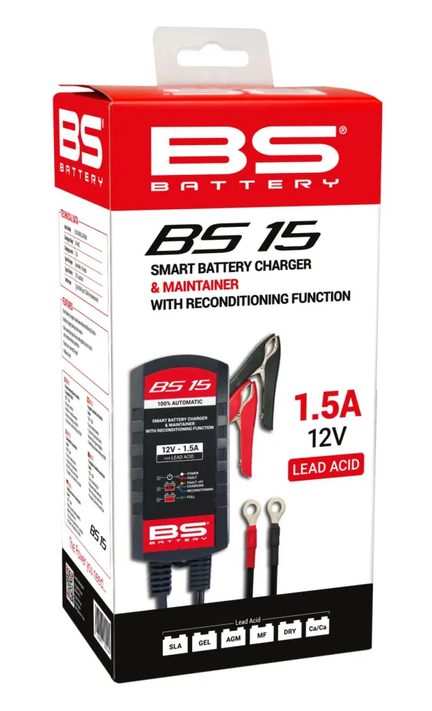 BS BATTERY - CHARGER BS15 12V-1.5A - 38070463