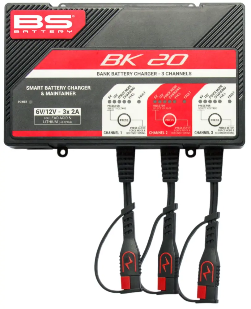 BS BATTERY - CHARGER BK20 12V 3X2A - 38070588