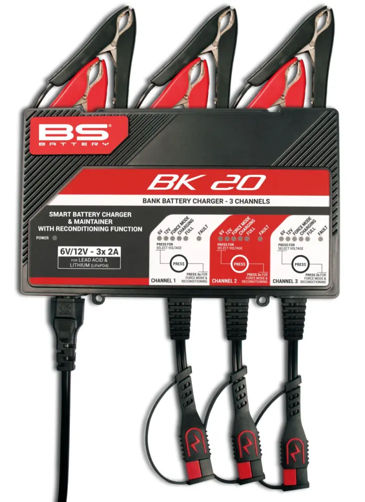 BS BATTERY - CHARGER BK20 12V 3X2A - 38070588