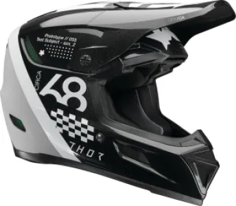 THOR - HELMET REFLEX SPORT RIOT BK/WH - 01108775