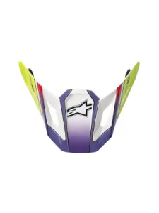 ALPINESTARS(MX) - VISOR SM7 FUSE WHT/YL/PU  - 01321878