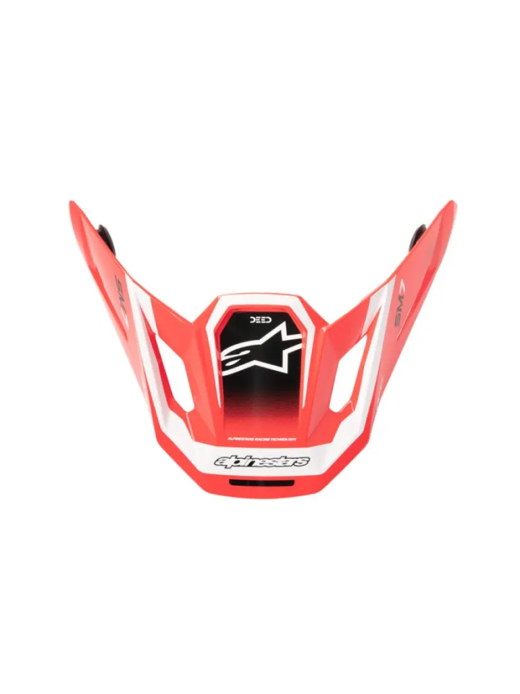 ALPINESTARS(MX) - VISOR SM7 DEED RED/BLK/WH  - 01321880