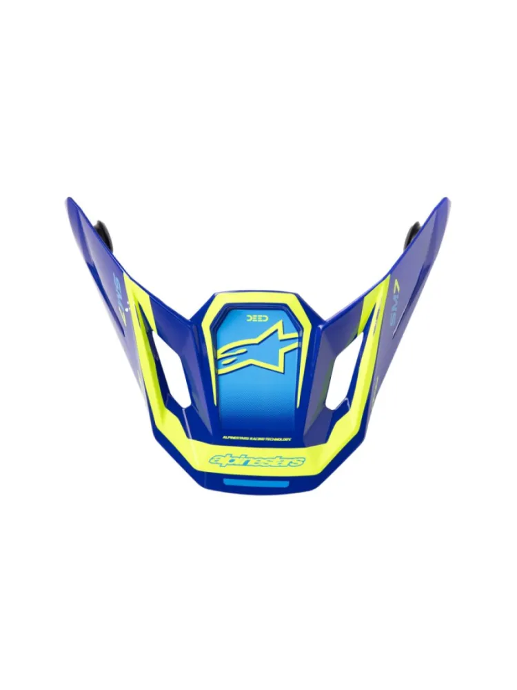 ALPINESTARS(MX) - VISOR SM7 DEED BLUE/YEL  - 01321882