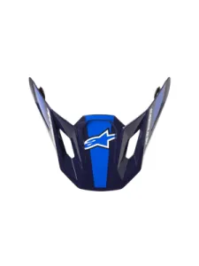 ALPINESTARS(MX) - VISOR SM7 RISE BLUE/WHITE  - 01321886