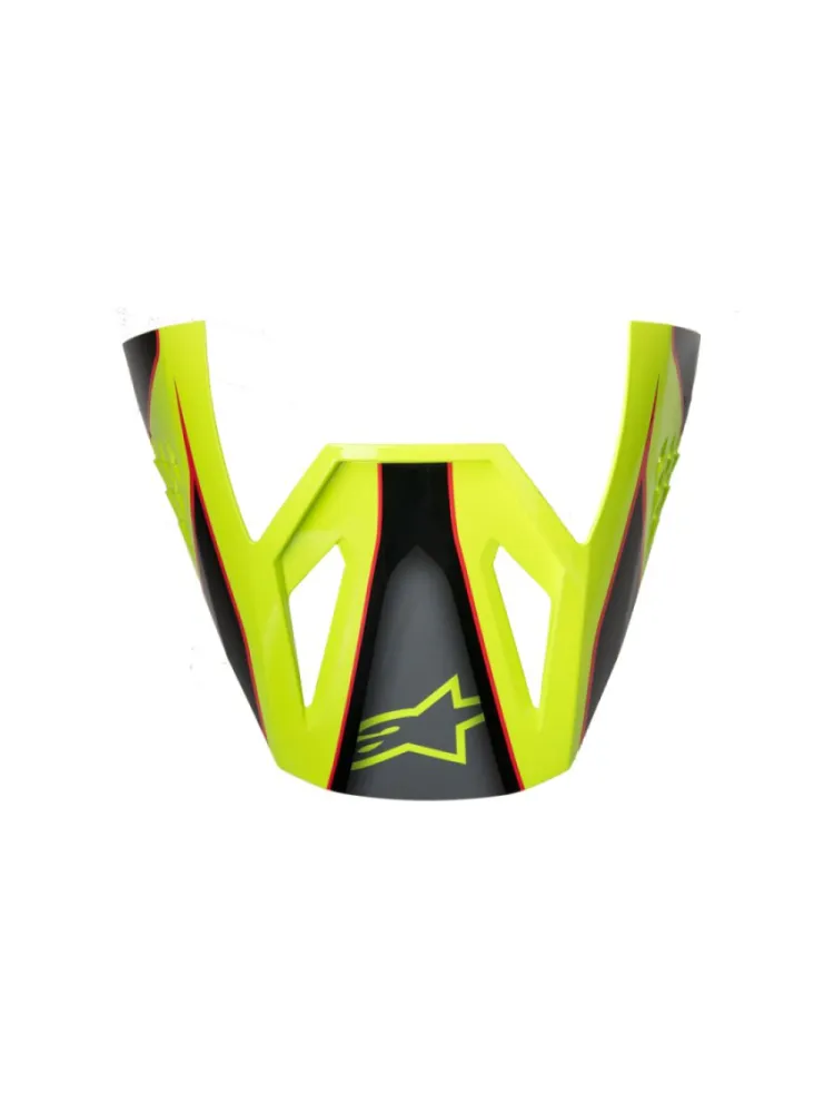 ALPINESTARS(MX) - VISOR SM3 FRAY RED/YL/BLK  - 01321889