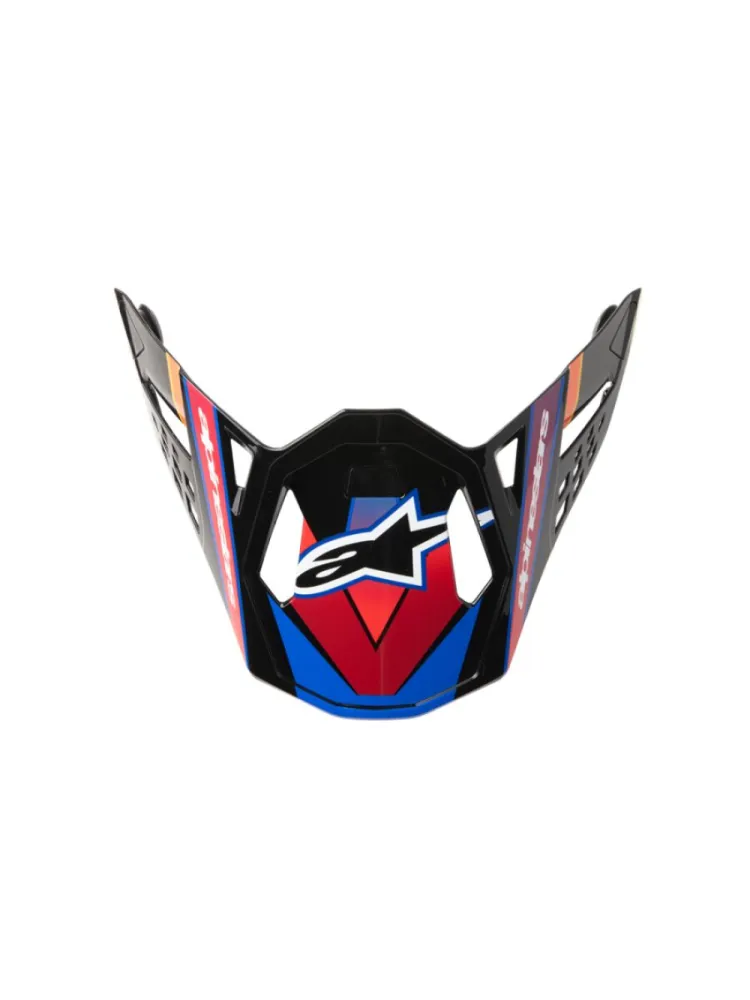 ALPINESTARS(MX) - VISOR S-M10 ERA BLUE/RED/YL  - 01321909
