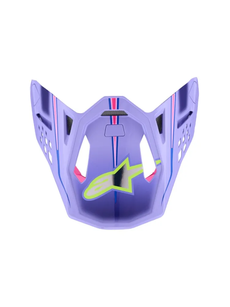 ALPINESTARS(MX) - VISOR S-M10 JETT PURPLE/PINK  - 01321910