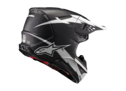 ALPINESTARS(MX) - HELMET SM10 AMP BLK/WT L - 01108355