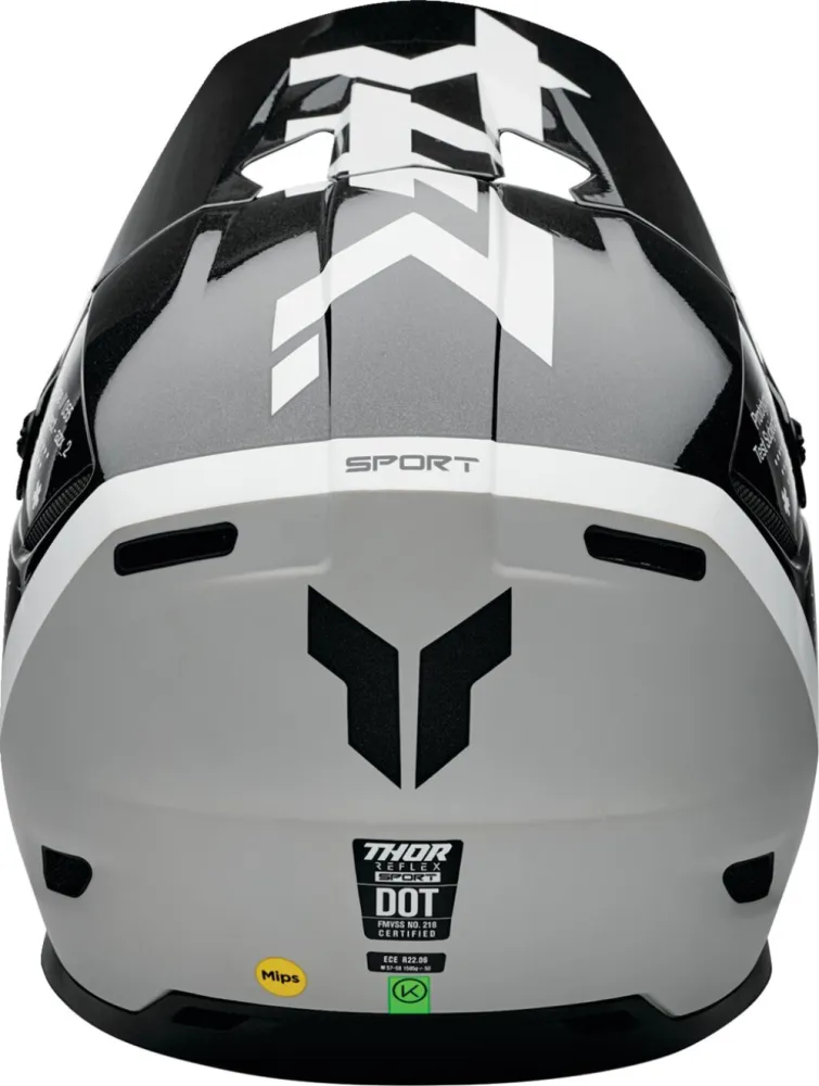 THOR - HELMET REFLEX SPORT RIOT BK/WH - 01108775