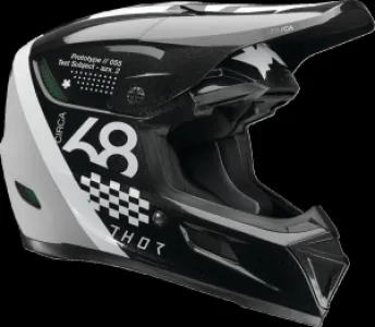 THOR - HELMET REFLEX SPORT RIOT BK/WH - 01108775