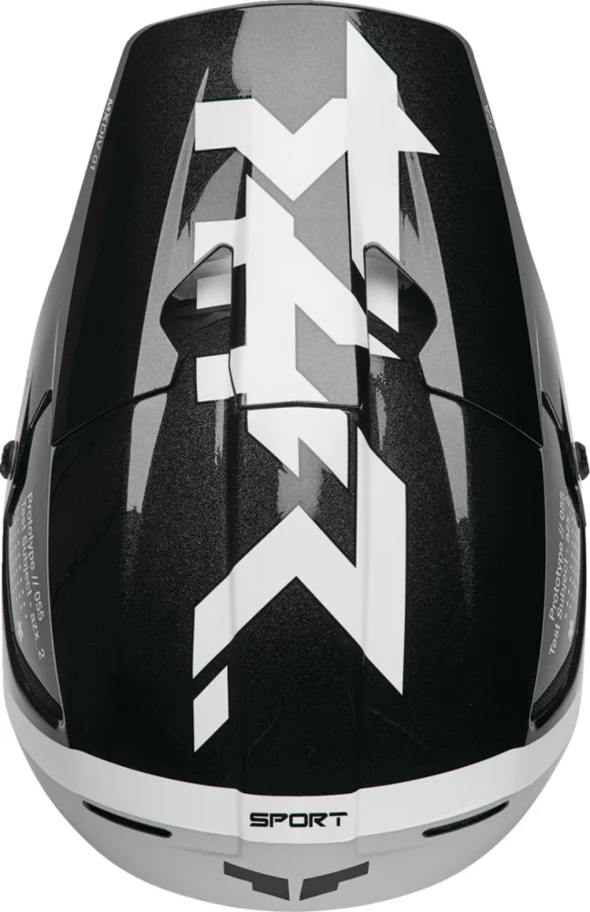 THOR - HELMET REFLEX SPORT RIOT BK/WH - 01108775