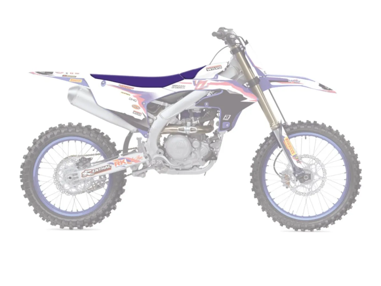 BLACKBIRD RACING - SEATCOVER REP YZF450 23 50TH - 08213580