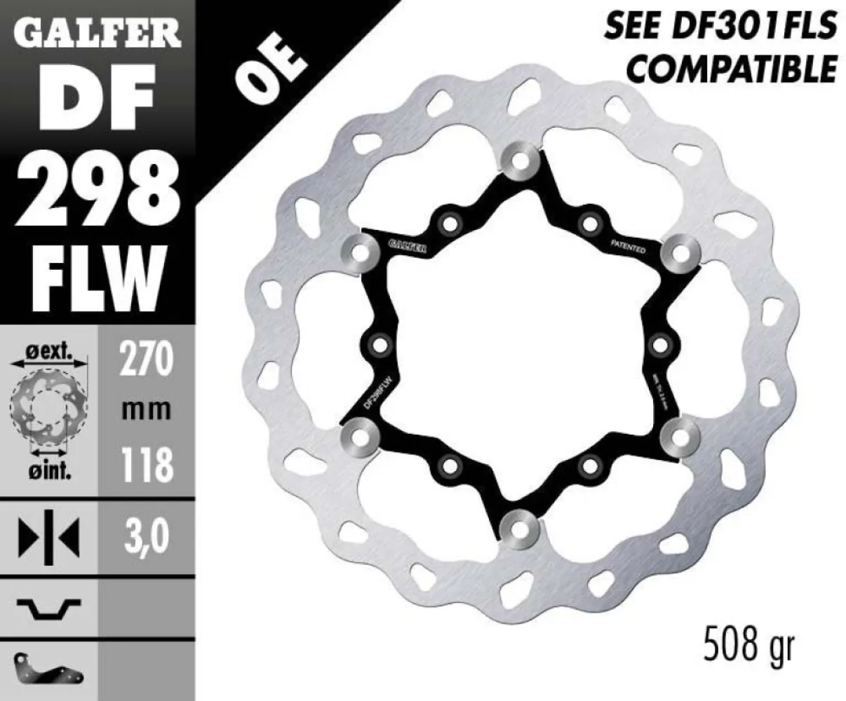 GALFER - BRAKE DISC FLOAT WAVE - 17111725
