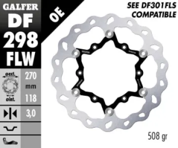 GALFER - BRAKE DISC FLOAT WAVE - 17111725