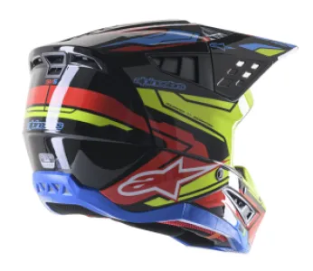 ALPINESTARS(MX) - HELMET SM5 ACT2 BK/Y/R M - 01108400