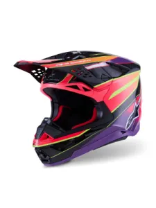 ALPINESTARS(MX) - HELMET S-M10 ERA PINK/VIO/YL 2 - 01109050
