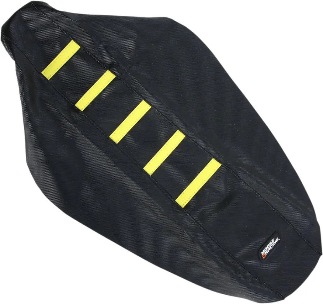 MOOSE OFFROAD HARD-PARTS - SEAT COVER RIBBED SUZ YEL - 08211808