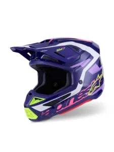 ALPINESTARS(MX) - HELMET SM7 DEED PURPLE/PINK M - 01109113