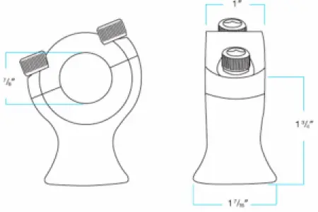 BILTWELL - RISERS SLIMLINE 7/8 CHR - 06021132