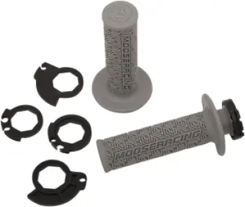 MOOSE OFFROAD HARD-PARTS - GRIP LOCK-ON MOOSE GY/SI - 06302540