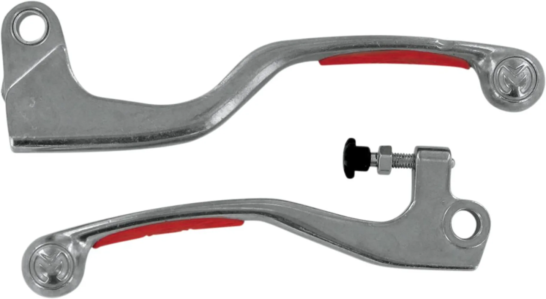MOOSE OFFROAD HARD-PARTS - LEVERS COMP SET RED-CR - 06100033