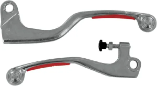 MOOSE OFFROAD HARD-PARTS - LEVERS COMP SET RED-CR - 06100033