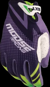 MOOSE OFFROAD SOFT-GOODS - GLOVE YOUTH SX1 PURPLE/GREEN M - 33321894