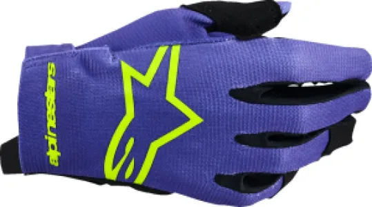 ALPINESTARS(MX) - GLOVES YTH RADAR PURPLE/YELLOW - 33321975