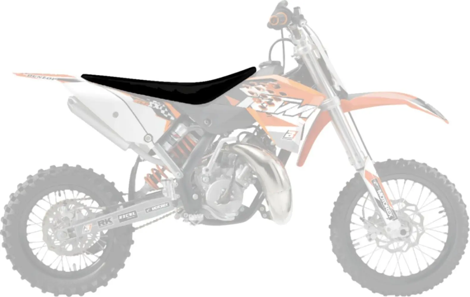 BLACKBIRD RACING - SEATCOVER PYR SX BK - 08212458