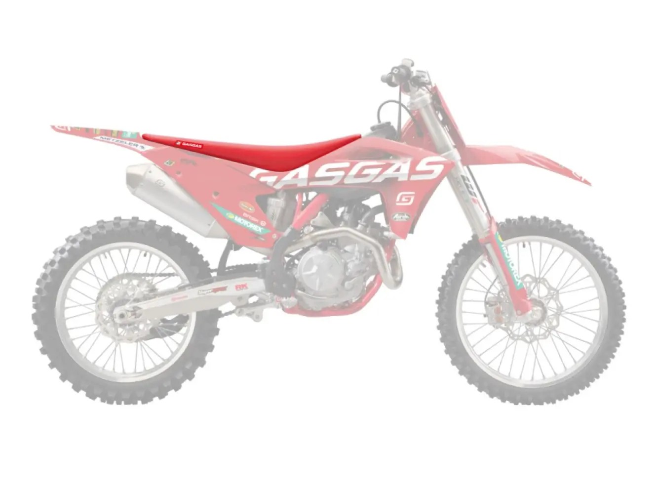 BLACKBIRD RACING - SEATCOVER REPL GASGAS FACT - 08213613