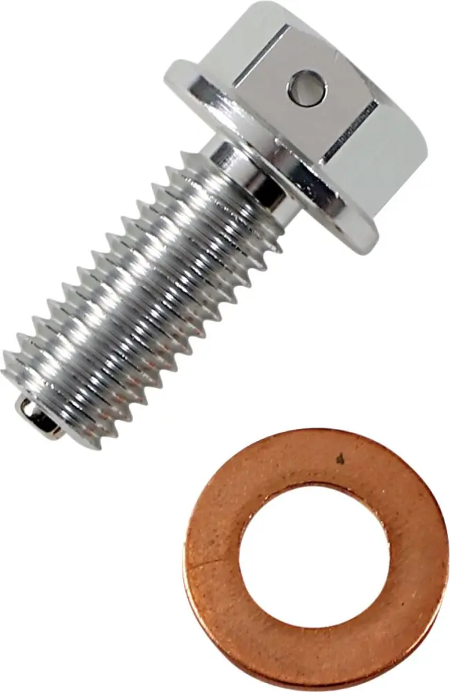 MOOSE OFFROAD HARD-PARTS - DRAIN PLUG MAGNETIC SLVR - 09200194