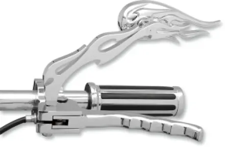 DRAG SPECIALTIES - MIRROR 3D FLAME/FLAME - 06400219