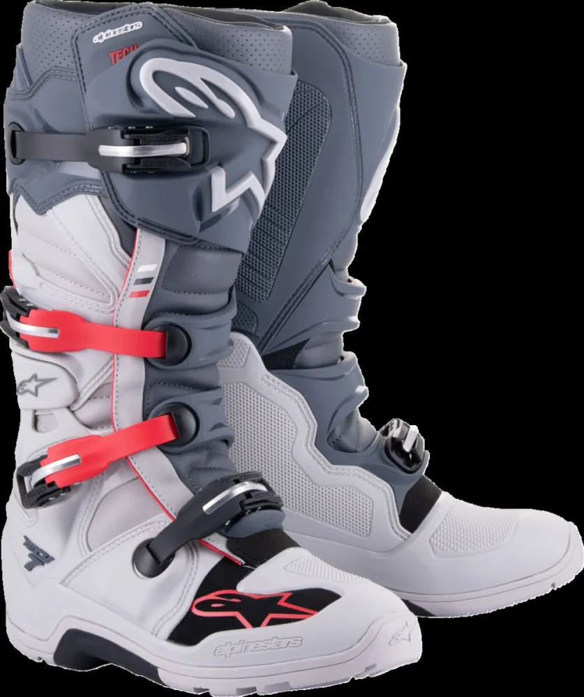 ALPINESTARS(MX) - BOOT T7 ENDURO GRAY/RD 7 - 34103033