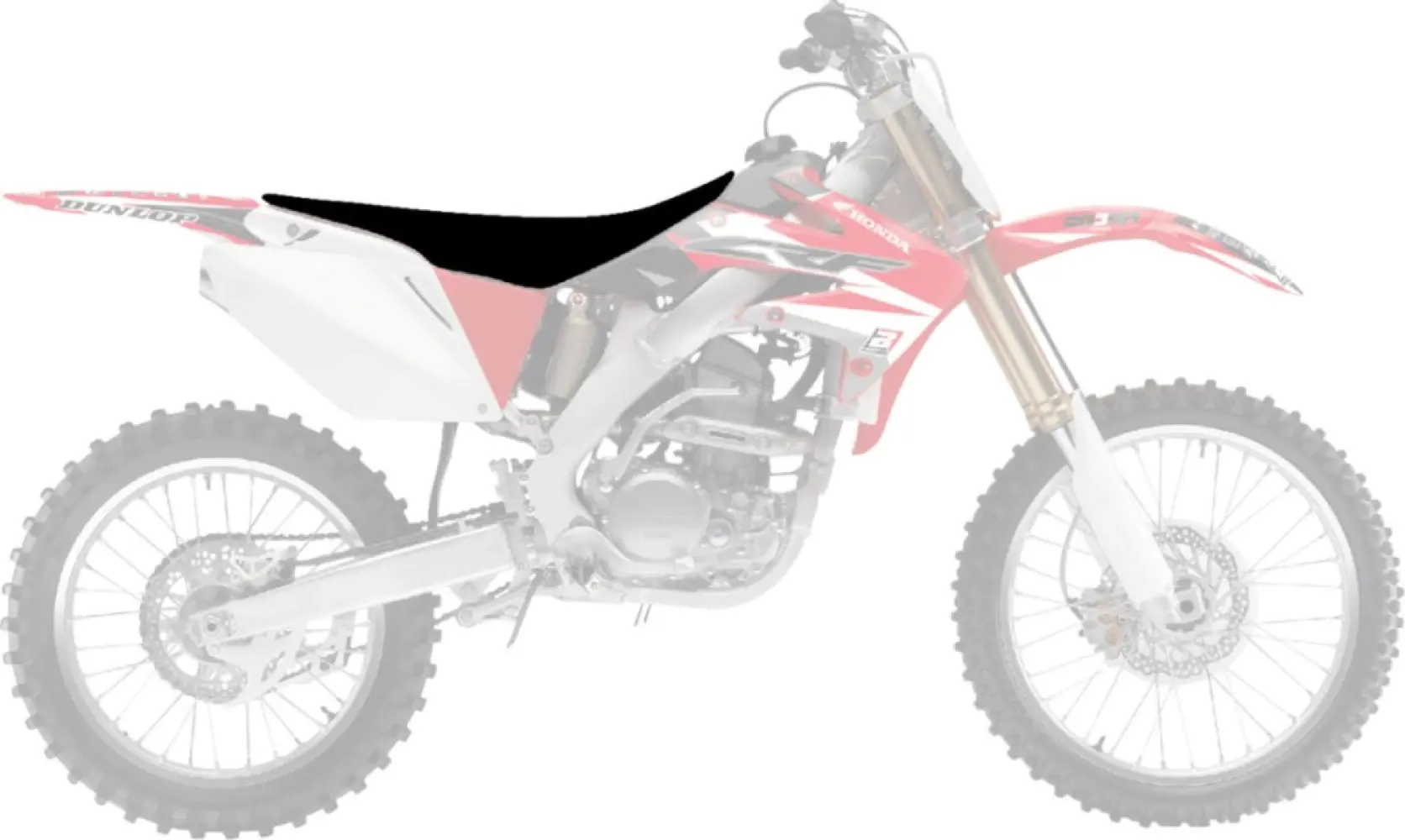 BLACKBIRD RACING - SEATCOVER PYR CRF BK - 08212390