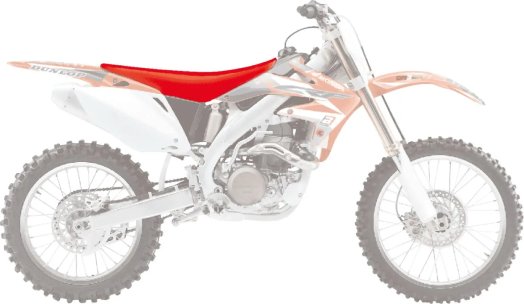 BLACKBIRD RACING - SEATCOVER PYR CRF RD - 08212395