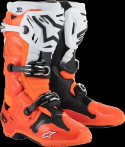 ALPINESTARS(MX) - BOOT TECH 10 ENDURO ORANGE FLU - 34103242