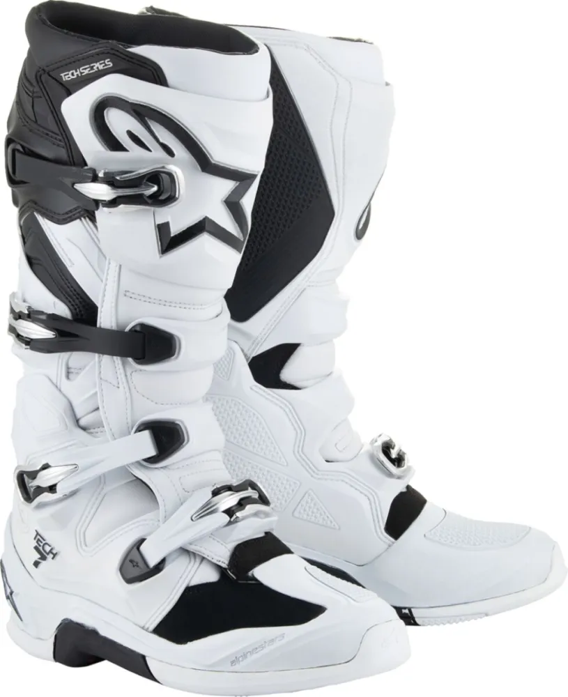 ALPINESTARS(MX) - BOOT TECH 7 WHITE/BLACK 8 - 34103261