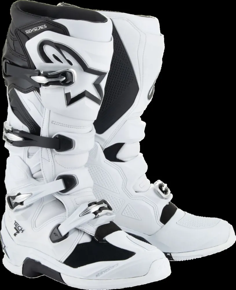ALPINESTARS(MX) - BOOT TECH 7 WHITE/BLACK 12 - 34103265