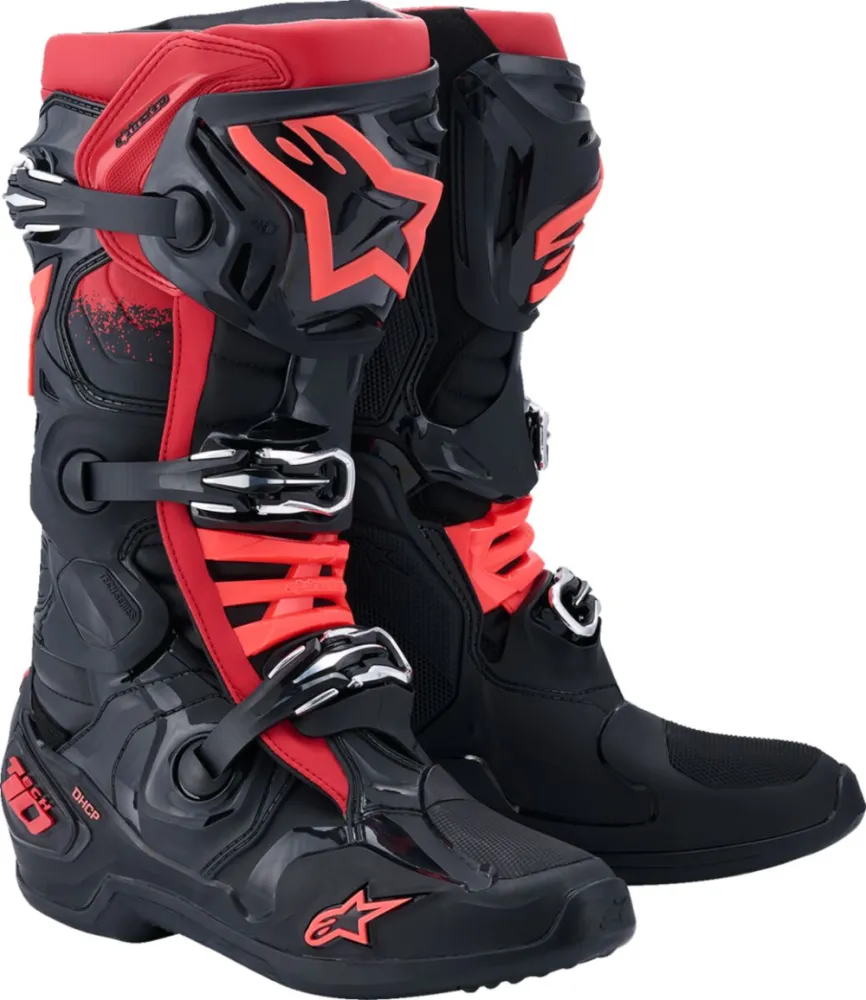 ALPINESTARS(MX) - BOOT TECH 10 BLK/RD 12 - 34103364