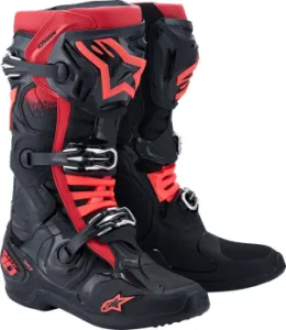 ALPINESTARS(MX) - BOOT TECH 10 BLK/RD 13 - 34103365