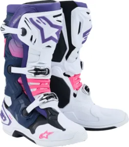 ALPINESTARS(MX) - BOOT TECH 10 WHT/VLT/NVY/PINK  - 34103372