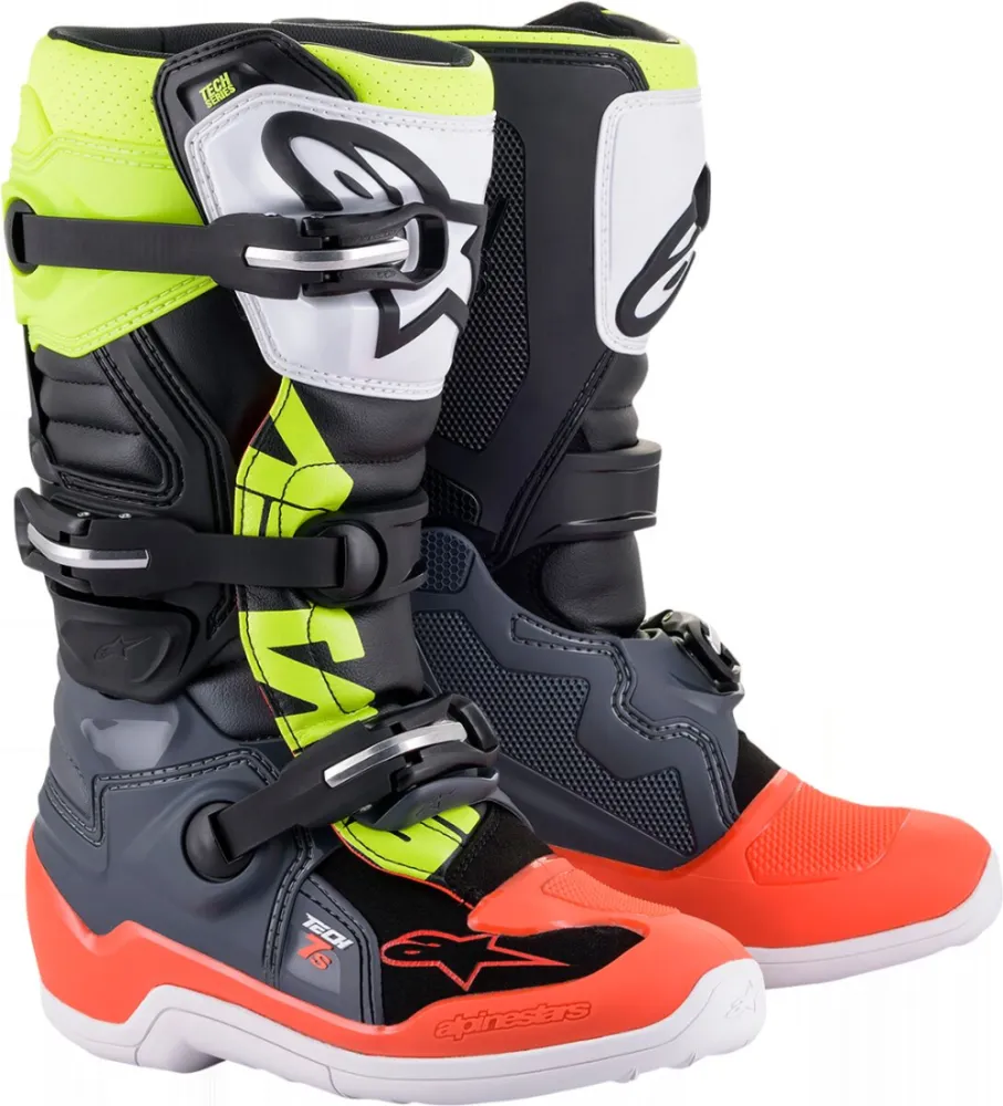 ALPINESTARS(MX) - BOOT TECH7S GY/RD/YL 2 - 34110577