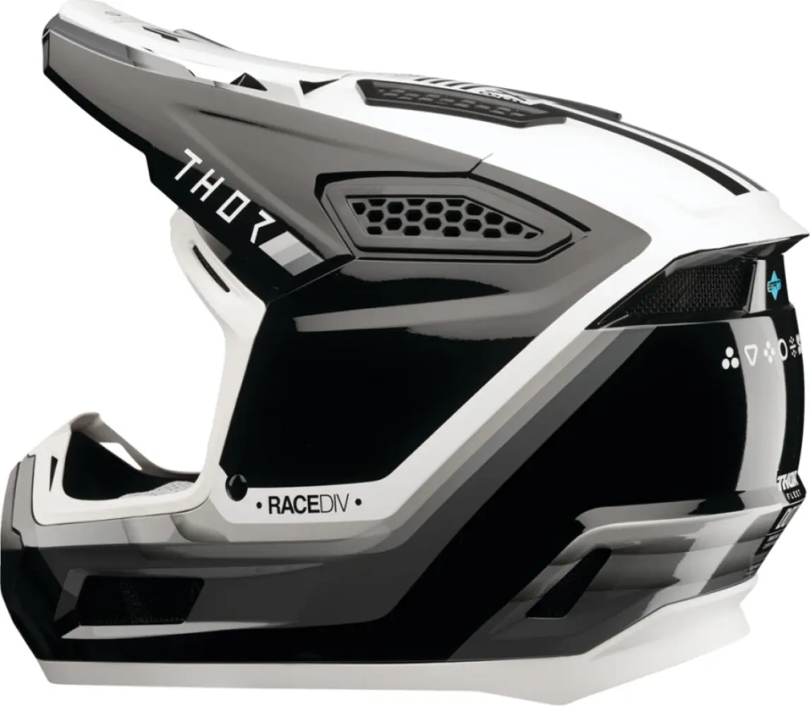 THOR - HELMET FLEET DEFY BK/WH 2X - 01109434